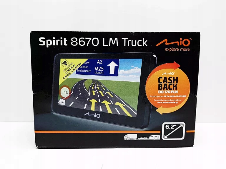 NAWIGACJA MIO SPIRIT 8670 LM TRUCK KOMPLET