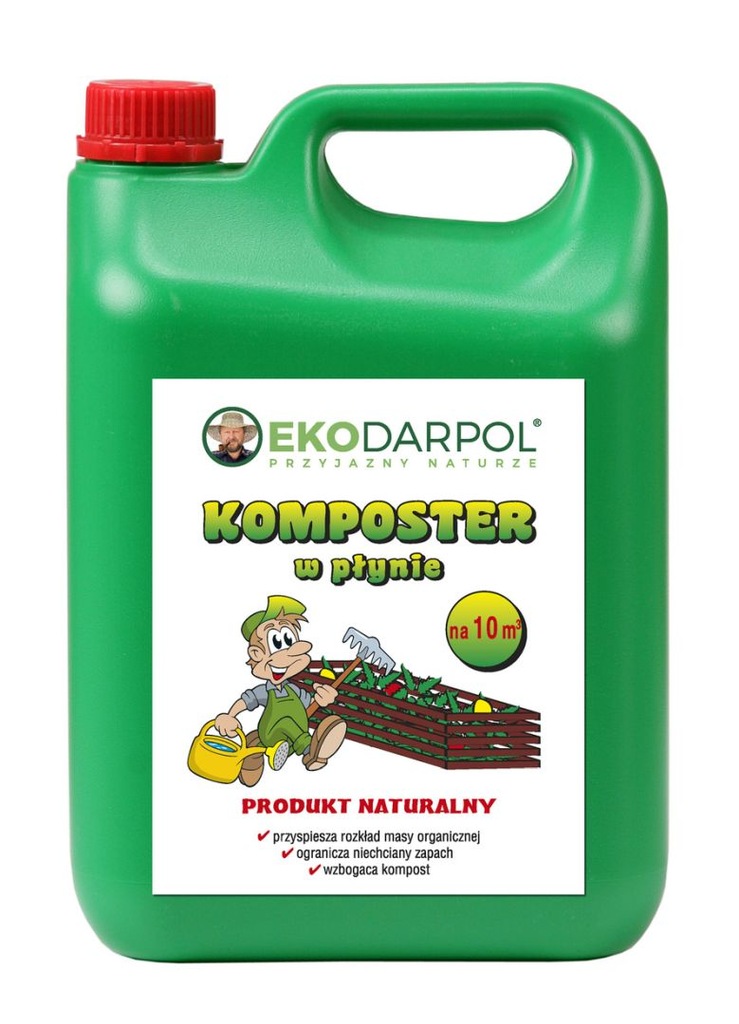 Przyspieszacz kompost KOMPOSTER w płynie 5L / 10m3