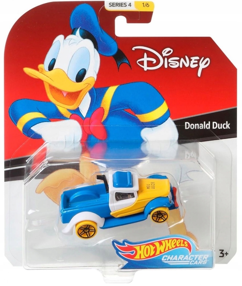 Disney Hot Wheels Character Cars seria 4 Donald