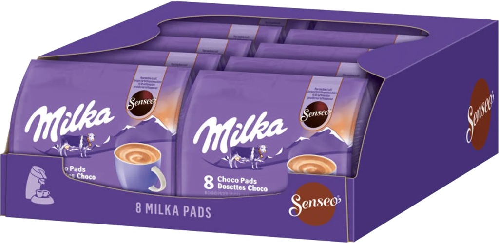Czekolada Milka 8 pads do ekspresów Senseo -  - kawa w saszetkach
