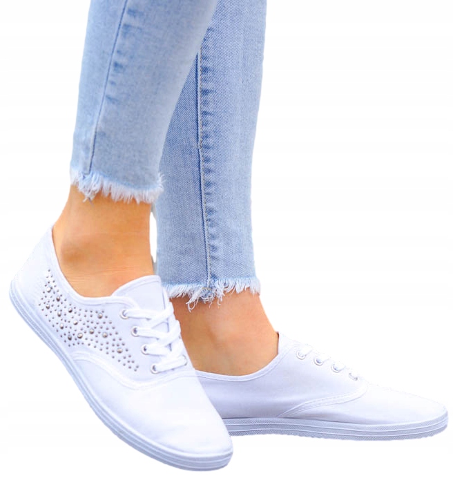 Купить Белые женские кроссовки Magic на шнуровке: отзывы, фото и ...