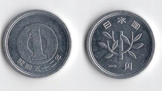 JAPONIA 1977 1 YEN