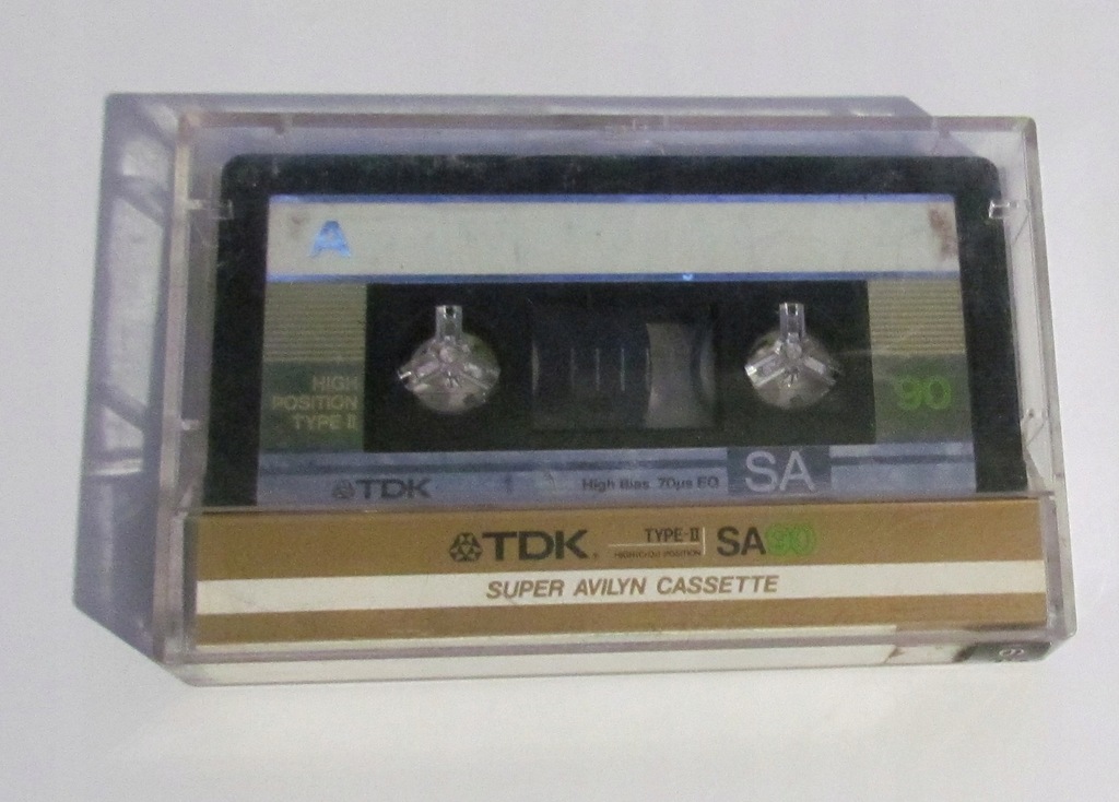 Kaseta magnetofonowa TDK SA 90 GOLD super avilyn cassette