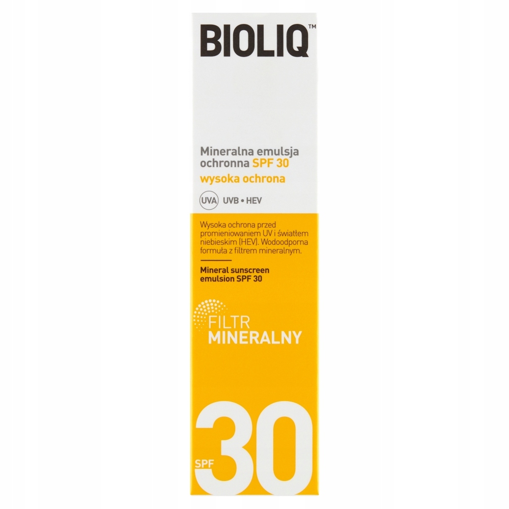BIOLIQ MINERALNA EMULSJA OCHRONNA SPF30 30ml