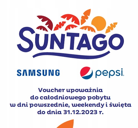 Voucher do Suntago cały tydzień, święta