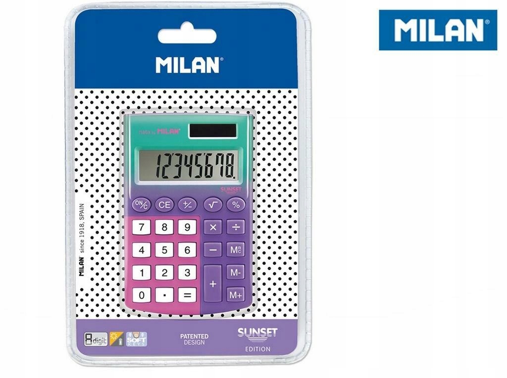 Kalkulator Pocet 8 pozycyjny MILAN