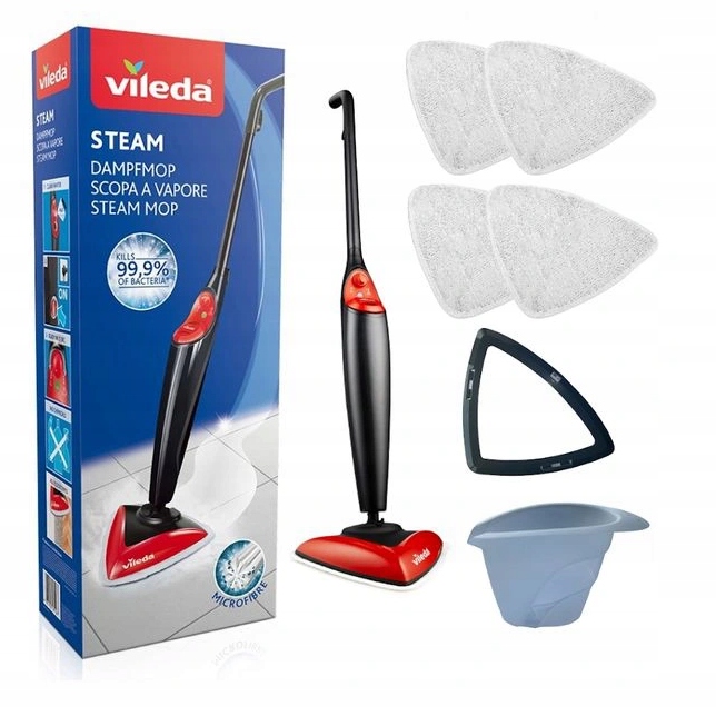 Mop parowy Vileda Steam 1550W + 2x wkład w 24h