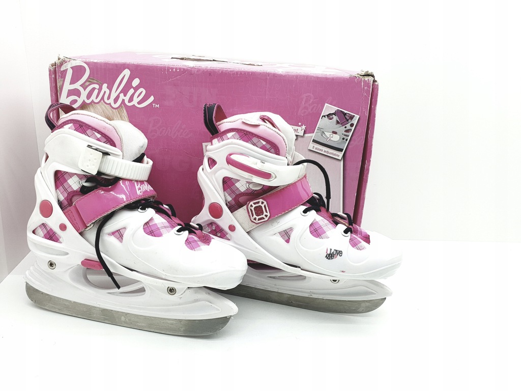Wielofunkcyjne łyżwy regulowane BARBIE 28-32