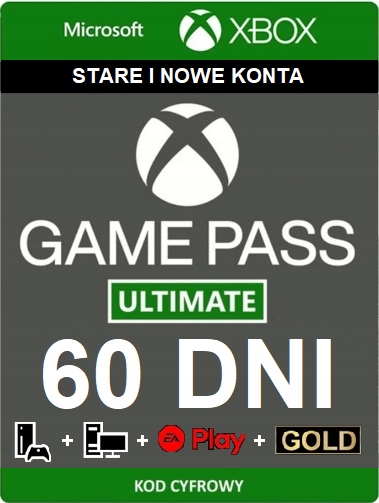 Xbox Game Pass Ultimate 60 Dni Stare i Nowe konta