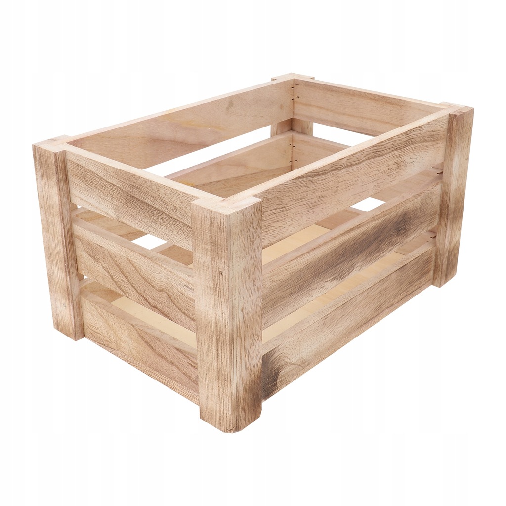 1 pc Drewniane Retro Przechowywanie Crate Simple