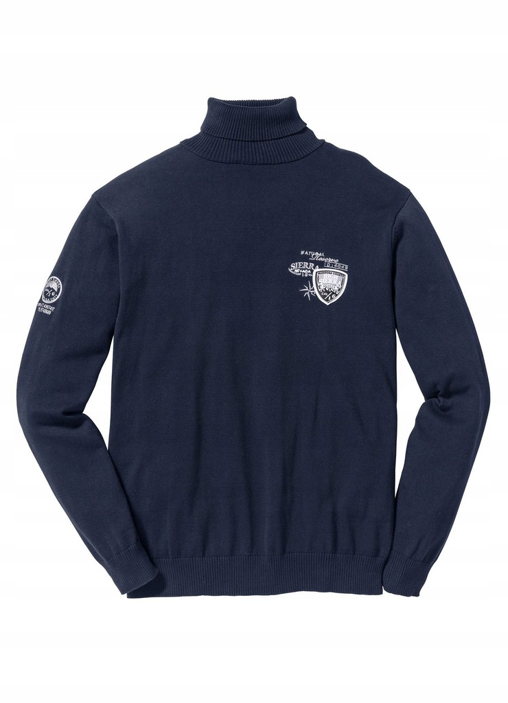 LA0D04 GRANATOWY SWETER GOLF HAFT__76