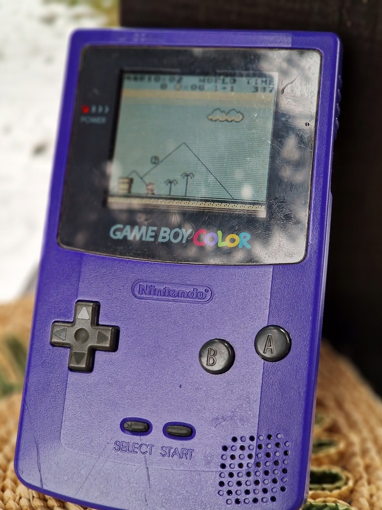 Nintendo Game Boy Color Granatowy + gra 60 in 1 + baterie 100%