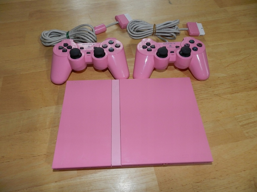 konsola SONY PS2 PLAYSTATION 2 slim różowa pink