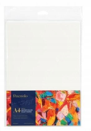 PAPIER AKWARELOWY A4 16SZT BIAŁY DELI, DELI
