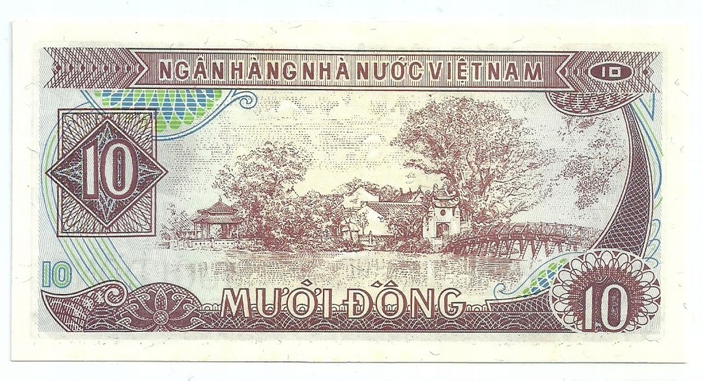 Wietnam, 10 dongów, 1985