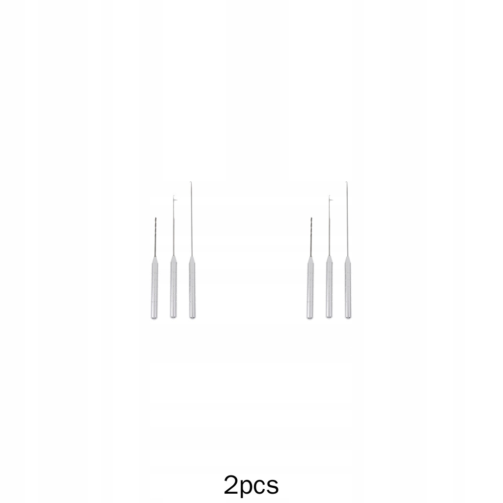 2x 1-częściowa igła haczykowa1-częściowa