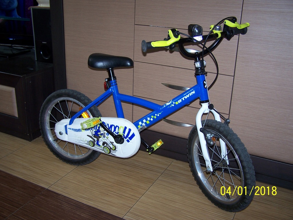Btwin 16 Police Bike Btwin Boys 16 Inch Bike Blue 16 Kids Bike