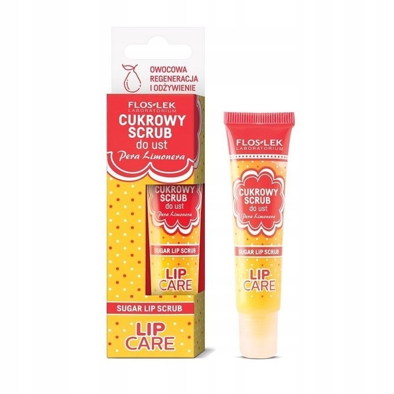 Floslek Lip Care Cukrowy scrub do ust Pera Limone