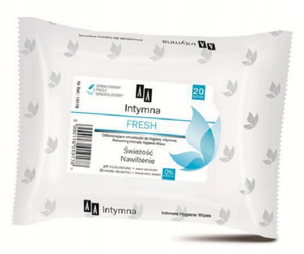 AA Intymna Fresh Soothing Intimate Hygiene Wipes o
