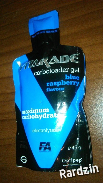 Vitarade Carboloader gel raspberry FA Nutrition