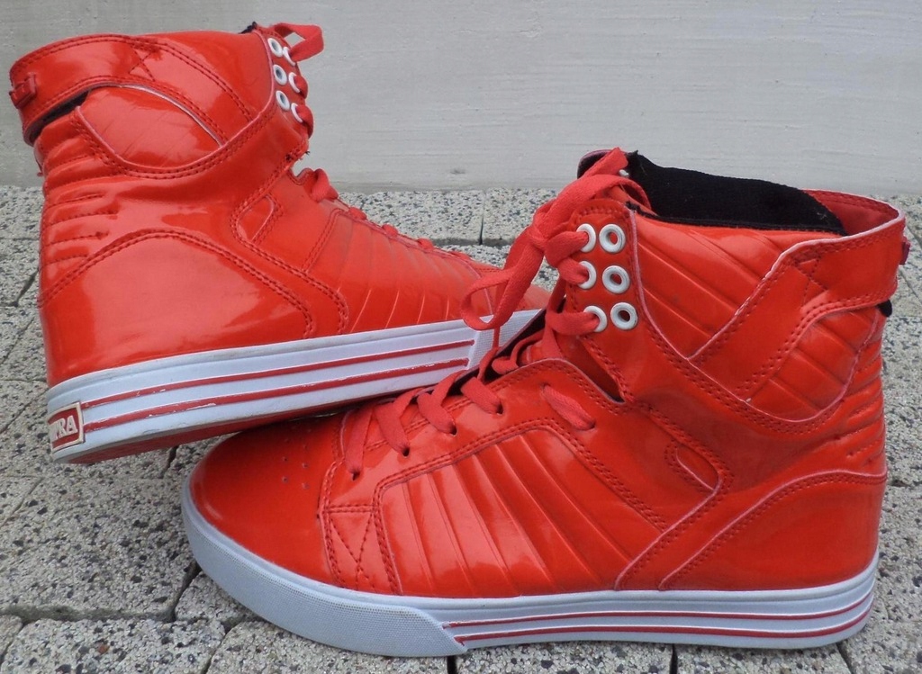 Supra Skytop Red Skate Shoes czerwone buty SK RA 9271201785