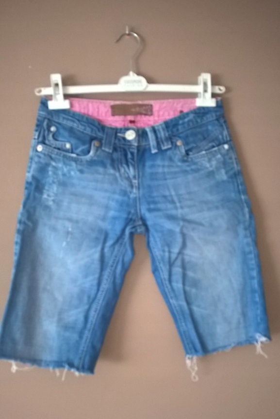 River Island rybaczki spodenki damskie 36 S jeansy