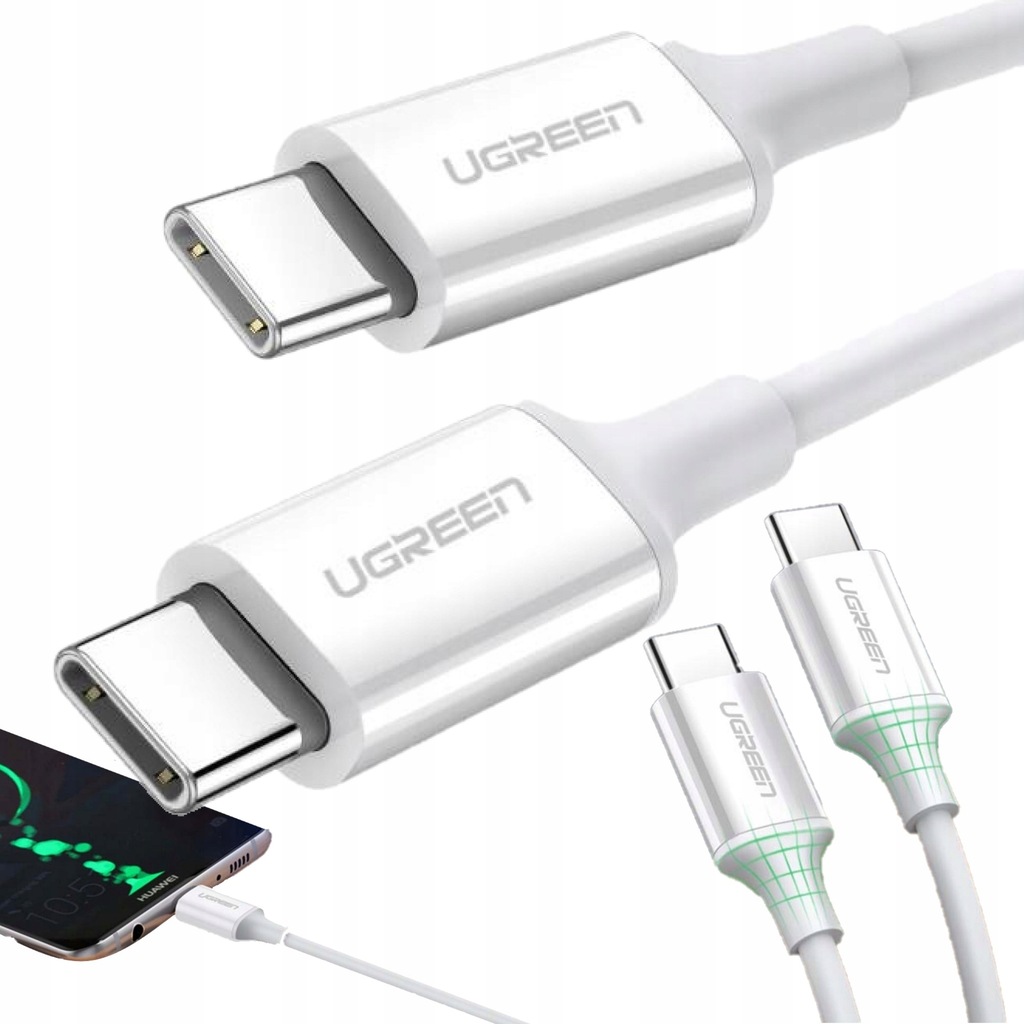 Kabel przewód USB typ C QC Quick Charge 3.0 0,5m