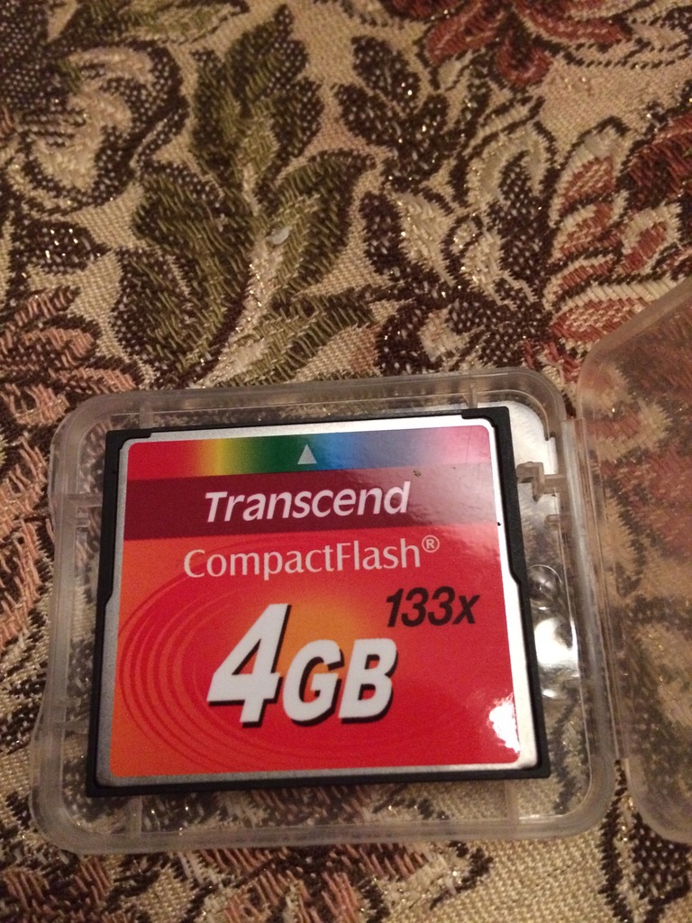 Karta compact flash cf 4 GB transcend