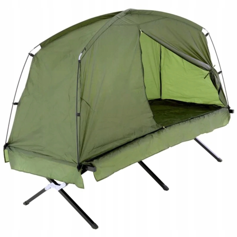 Namiot dla jednej osoby z leżakiem ziel