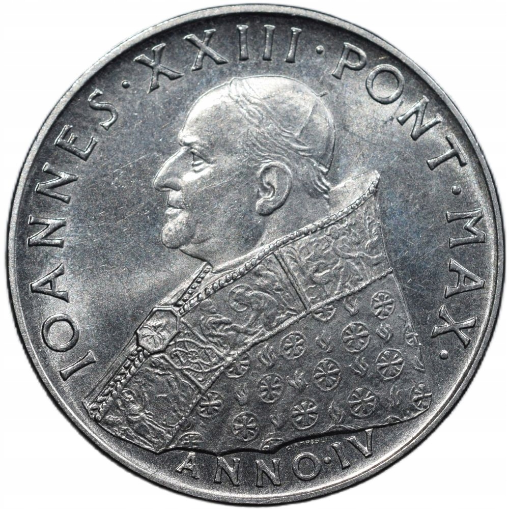 Watykan 100 lirów 1962 Sobór watykański II