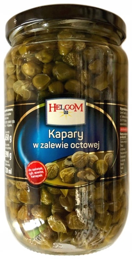 Kapary w zalewie octowej duże owoce morza 650g