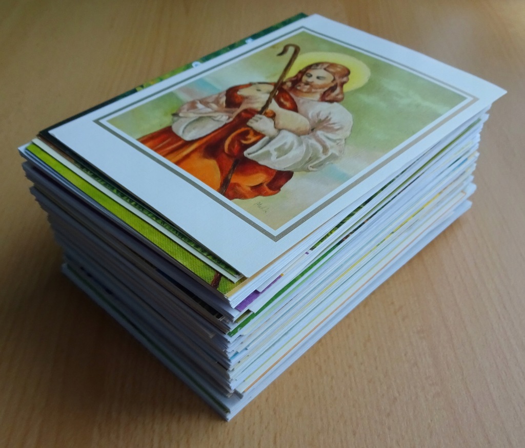 Kartki światęczne Wielkanoc 91 szt + koperty