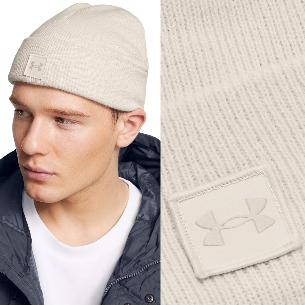 CZAPKA ZIMOWA MĘSKA UNDER ARMOUR SPORTOWA CIEPŁA UNISEKS 1379990-110
