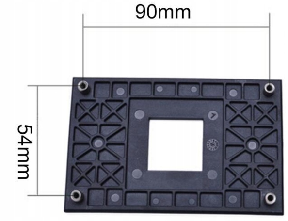 AMD AM4 CPU Mocowanie Backplate Plastic (Nowy)