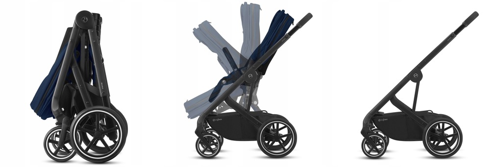 Cybex balios как снять колеса Купить CYBEX 4в1 BALIOS LUX SLV DEEP BLACK AVIONAUT Pixel: отзывы, фото и характ