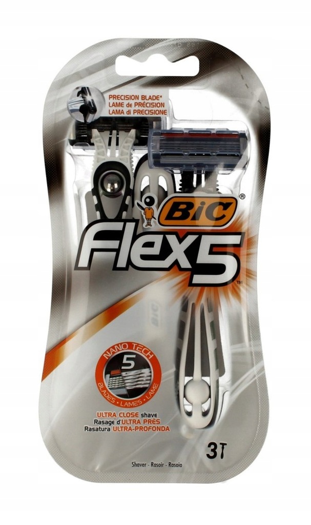 BIC MASZYNKA DO GOLENIA FLEX 5 -3SZT.