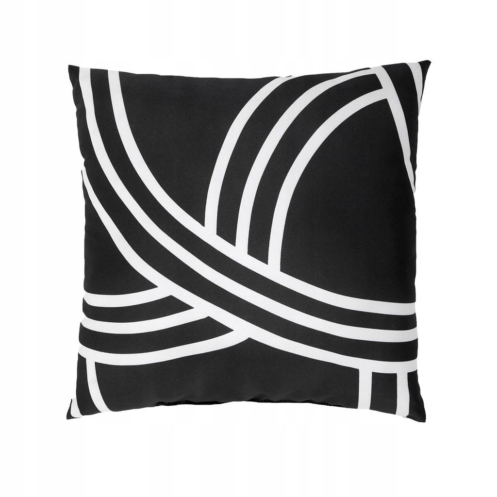 Poduszka Henri czarno-biała 35 x 35 cm Inspire Leroy Merlin