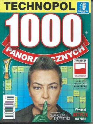 1000 krzyżówek panoramicznych Technopol 11/ 2022
