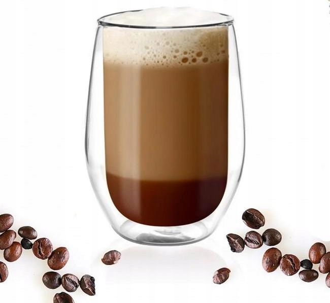 Szklanka z podwójną ścianką Vialli Design Amo 400ml