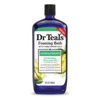 Dr Teal's Foaming Bath Glow & Hydrate 1000 ml - Płyn do kąpieli