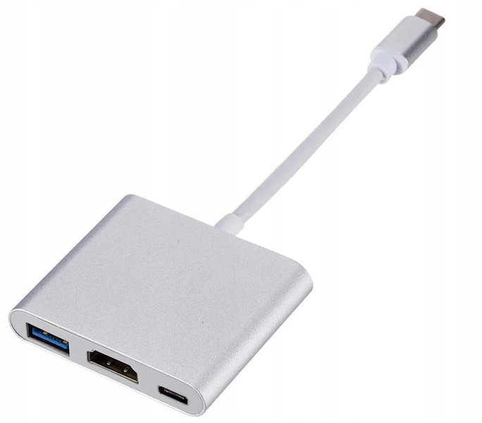 Купить HUB USB-C — 1x USB-C + USB 3.0 + адаптер HDMI 3 в 1: отзывы, фото, характеристики в интерне-магазине Aredi.ru