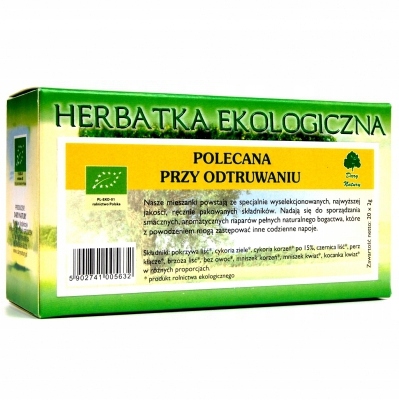 HERBATA POLECANA PRZY ODTRUWANIU EKO 20x2g