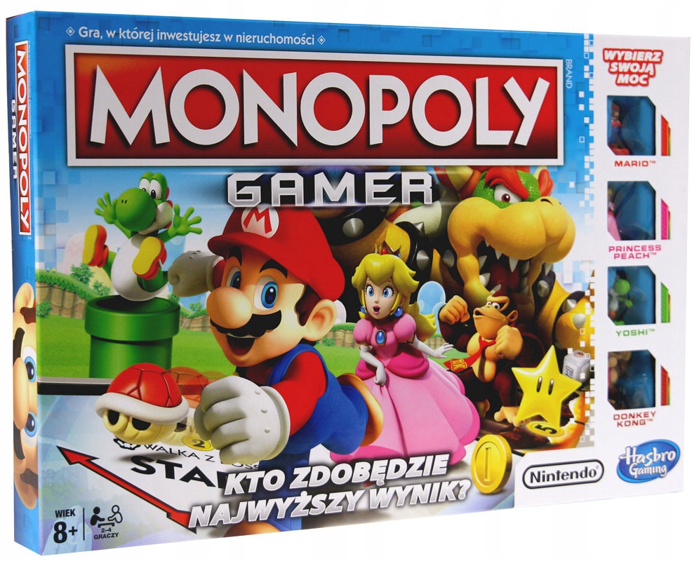 Gra Planszowa Monopoly Gamer Nintendo Super Mario 8695913514 Oficjalne Archiwum Allegro