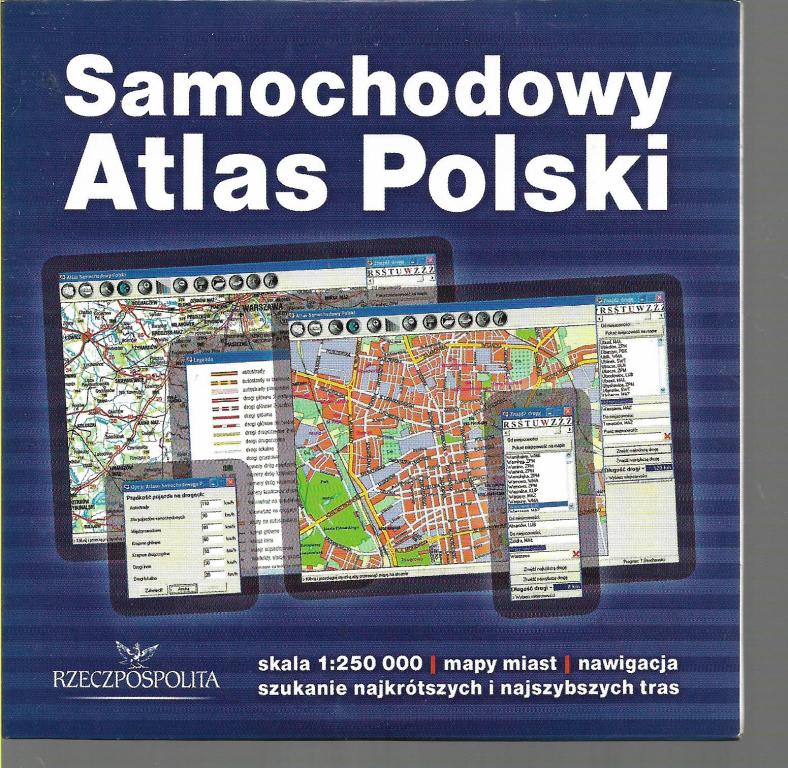 SAMOCHODOWY ATLAS POLSKI  CD