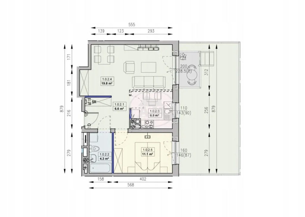 Mieszkanie, Wrocław, Fabryczna, 49 m²