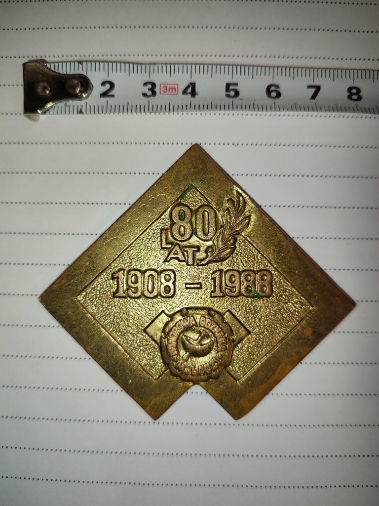 Medal ZWG WAGMET 1908 - 1988 ŁÓDŹ 48.