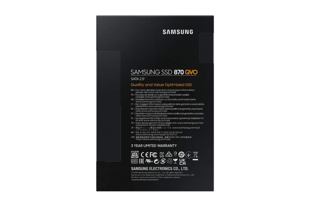 Купить Твердотельный накопитель SAMSUNG 870 QVO 1 ТБ 2,5 дюйма V-NAND v5: отзывы, фото, характеристики в интерне-магазине Aredi.ru