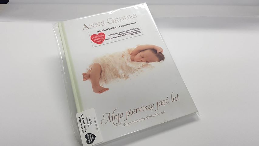 MOJE PIERWSZE 5 LAT Anne Geddes ALBUM - WOŚP 9