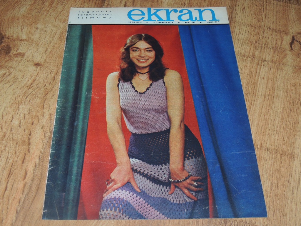 EKRAN 24/1972 Hanna Giza, Chłopi, W. Rajewski,