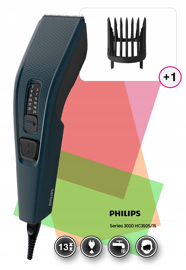 Купить PHILIPS HAIR CLIMER HC3505/15 0,5–23 мм: отзывы, фото, характеристики в интерне-магазине Aredi.ru